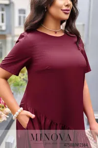 Платье 2364-бордо Minova