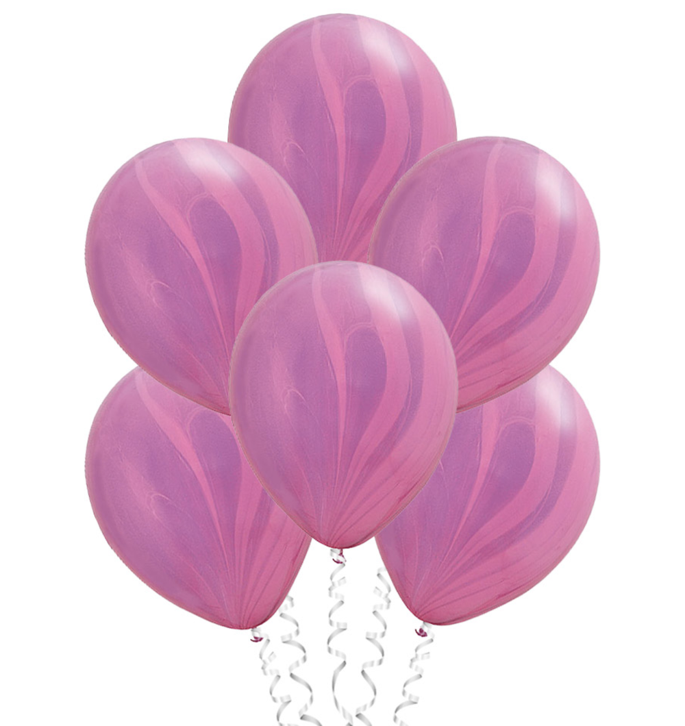 Шар с рисунком Розово-Сиреневый Супер агат