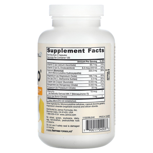Jarrow Formulas, BoneUp, 1000 мг, 240 капсул