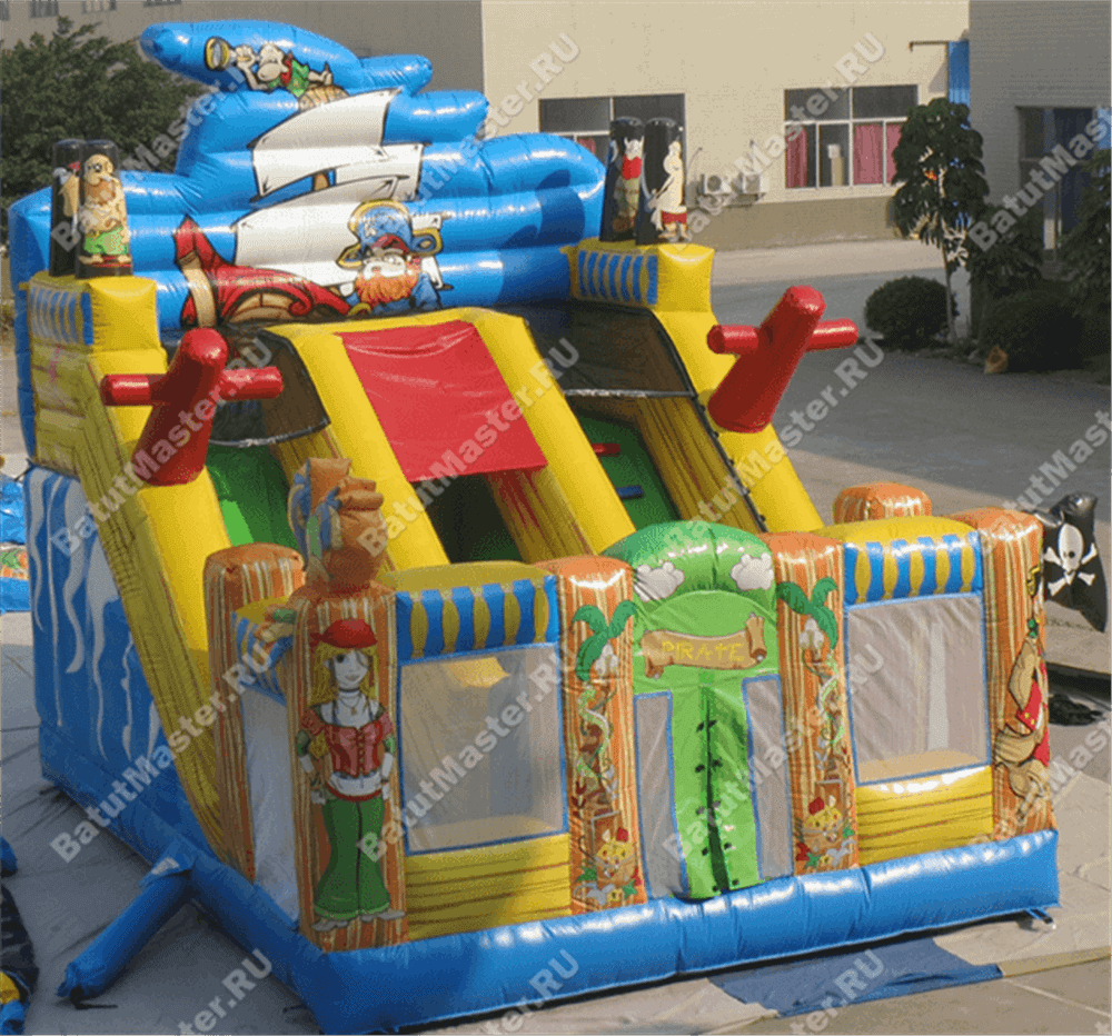 Коммерческий надувной батут "Пиратская радость"
