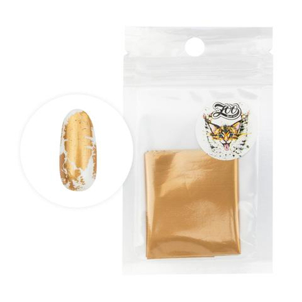 1432 Фольга переводная 4*50 см матовая золото