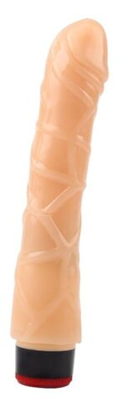 Телесный вибратор-реалистик 9” Vibe Cock - 21,5 см. (Цвет: телесный)