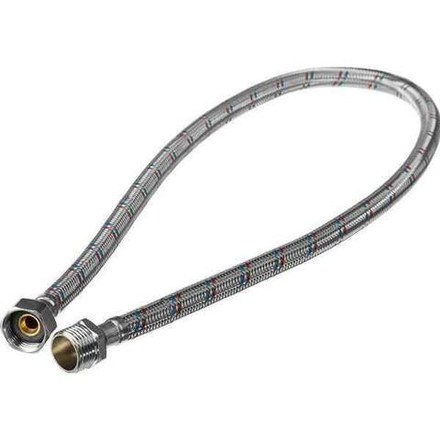 Подводка гибкая для воды 1/2" внутренняя-наружная резьба, длина 100см