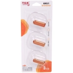 Крючки акриловые в наборе 3шт на липком слое «ДОМания», квадратные, прозрачные, нагрузка 6кг