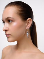 Серьги "Crystal fish" Bicolor