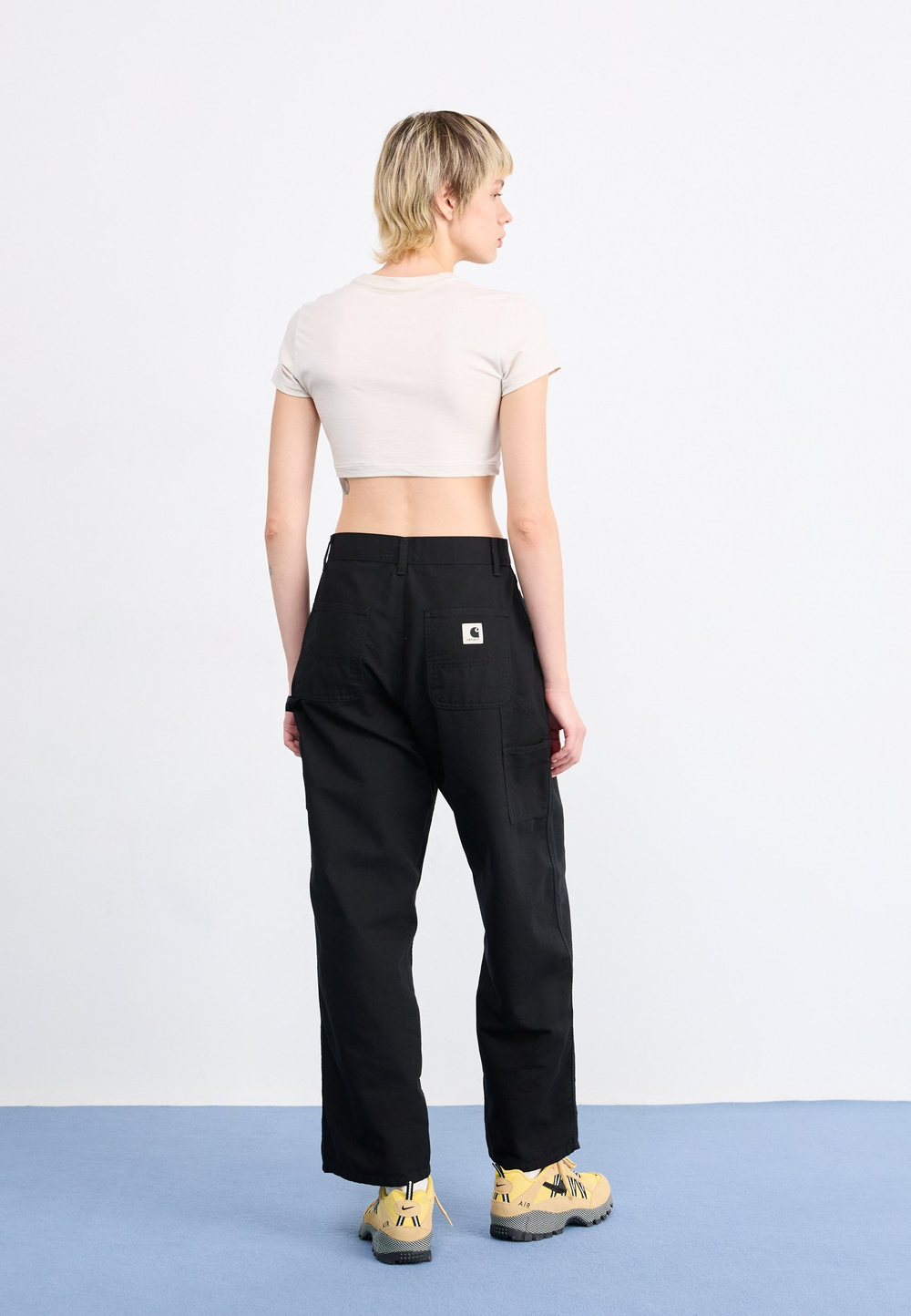 Carhartt WIP BRANDON - Тканевые брюки - Чёрный