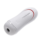 Белый вибромастурбатор со сжатием и голосовым сопровождением