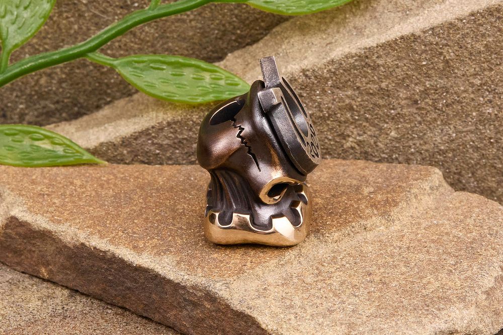 Бусина для темляка Счастливчик 2026 (биметалл) от мастерской Братьев Пешковых