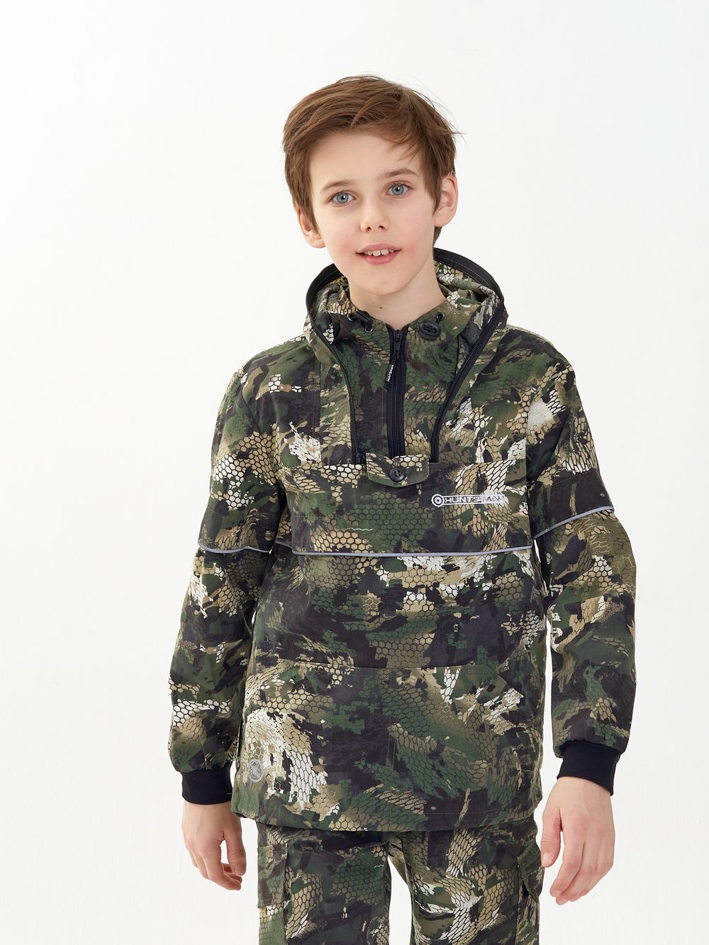 Костюм летний Антигнус-Детский ткань Сорочка цвет Зелёный питон