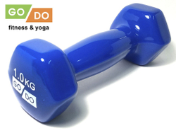 Гантель в виниловой оболочке GO DO