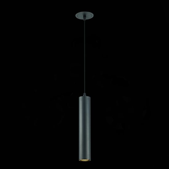 ST151.408.01 Встраиваемый подвесной светильник Черный GU10 1*50W  IP20 D54xH290 220V Без ламп Подвесные светильники