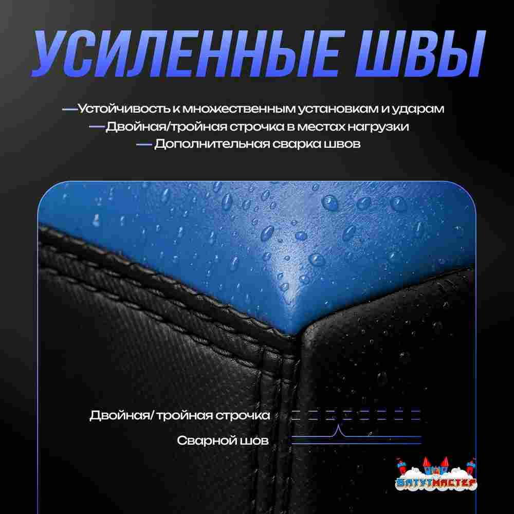 Надувная подушка «AcroAir» для гимнастики и батутных центров, 6×6×1 м