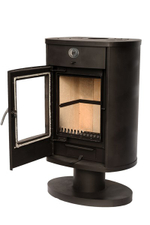 Печь-камин стальная "Сибирь" 10 кВт