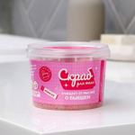 Соляной скраб для тела с блестками «Очищает от мыслей» с ягодным ароматом - 280 мл.