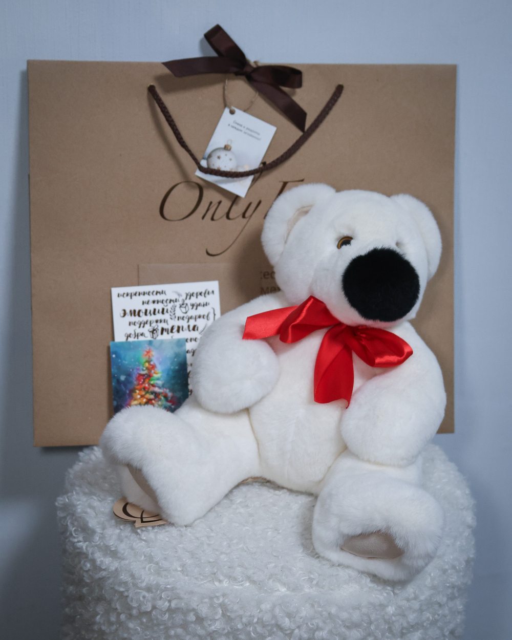 Медведь Мишка (белый)