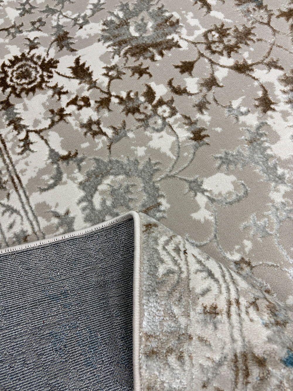 Ковер Eliza 37905B Blue FLS/Beige COK Прямоугольник