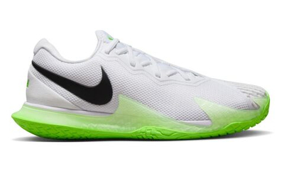 Теннисные кроссовки Nike Zoom Vapor Cage 4 Rafa - white/black/action green/lemon twist - White Black Green Yellow