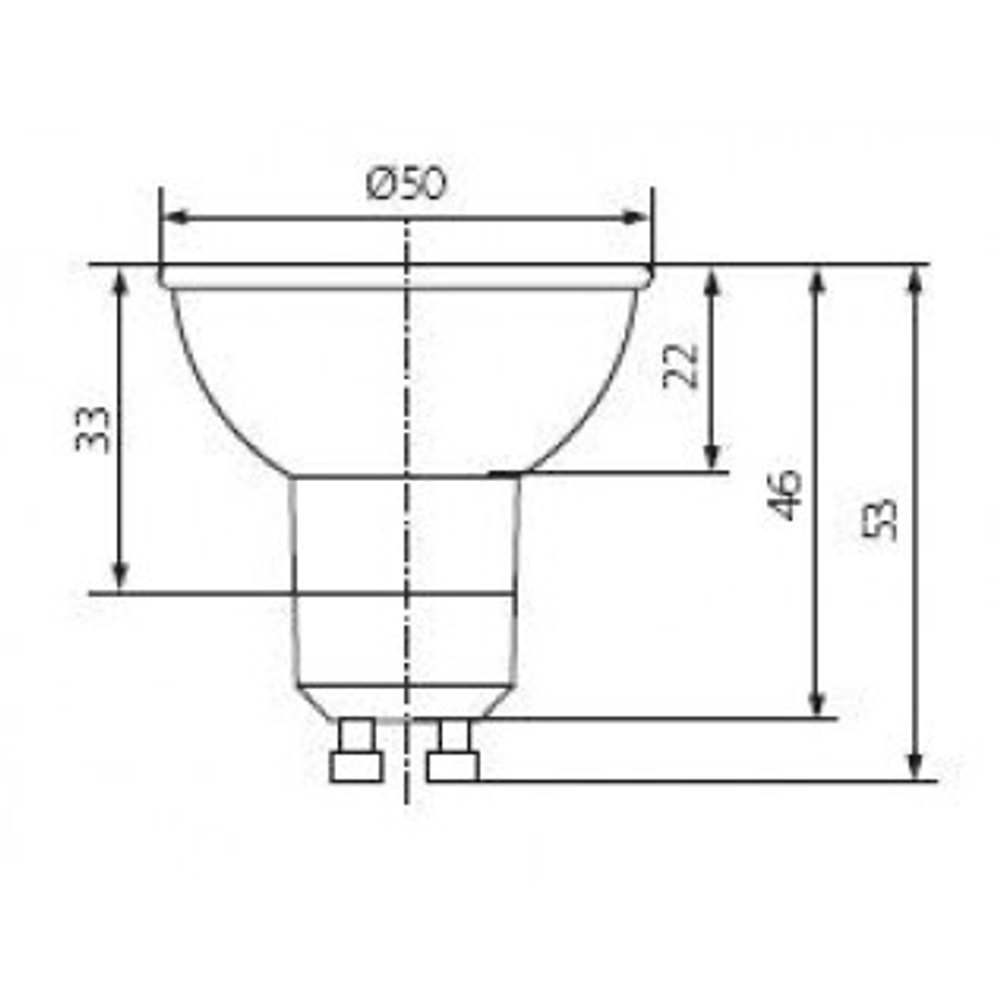 Галогеновая лампа 35 ватт KANLUX JDR+A 35W 36C