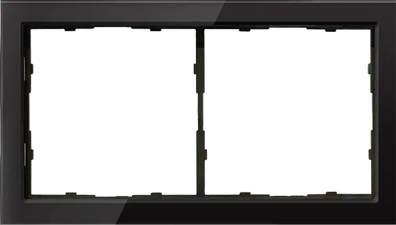 Donel R98 Glass рамка 2-я Черное стекло, серия DA