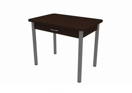 Прайм-3Р Стол-трансформер (столешница) (ФУР) ( (Камень Темный))/Опора Прайм Графит Ивару