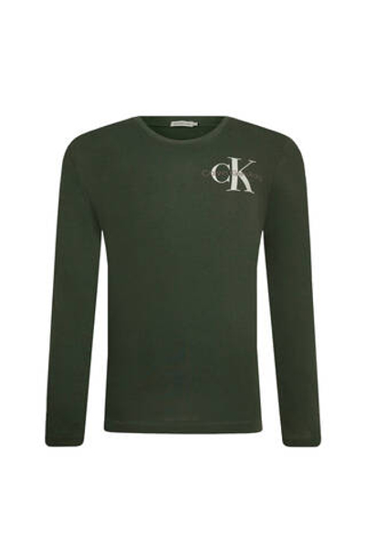 Лонгслив Calvin Klein Jeans - оливковый(IB0IB01457)