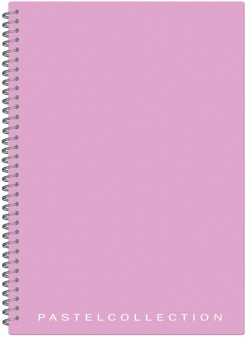 Бизнес-тетрадь Pastel Collection Pink/Purple, A4, 96 листов, пластиковая обложка, на гребне, клетка
