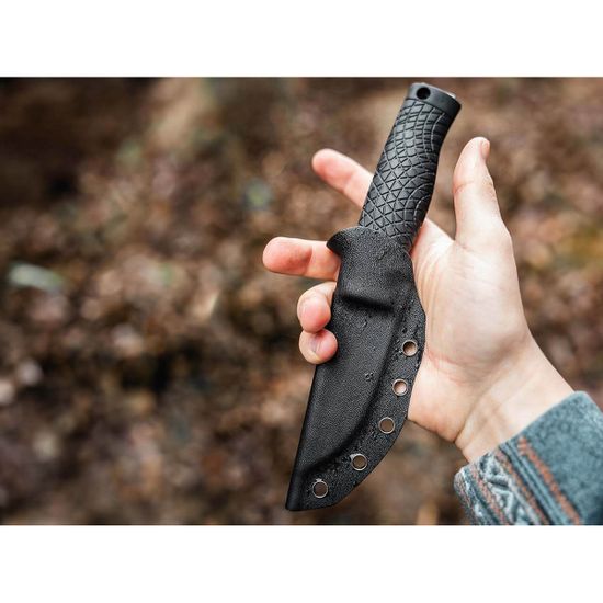 Boker BK121506 Naturensöhne MK. I - с фикс. клинком, рук-ть TPE, черн. клинок CPM-3V