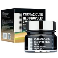 Крем питательный с прополисом и гибискусом FarmStay Derma Cube Red Propolis Cream 80мл