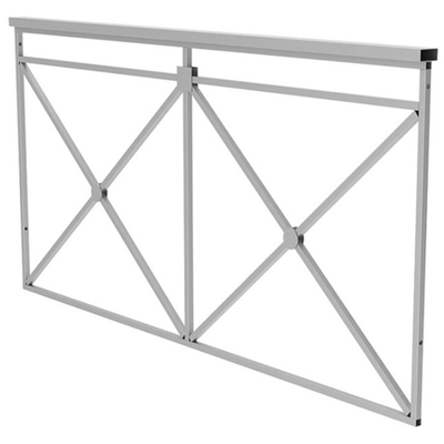 Секция пешеходного ограждения ПО-1 Крест тип 1, цинк