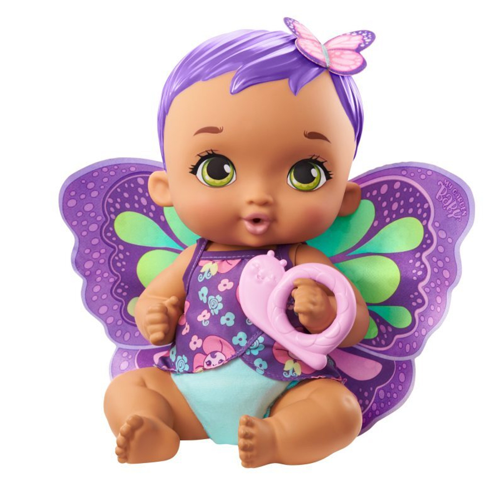 My Garden Baby - кукольные детские бабочки, кормящие и меняющие фиолетовый цвет GYP11
