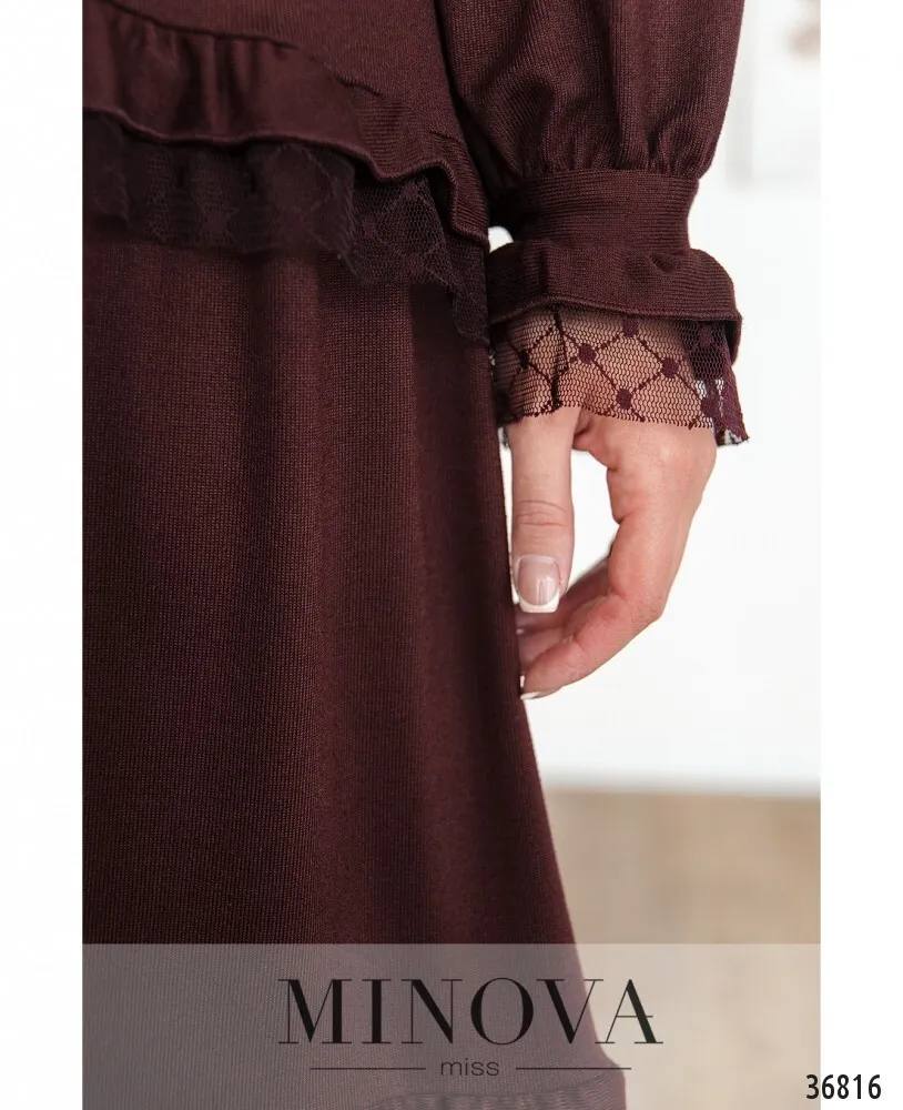 Платье 3130-бордо Minova