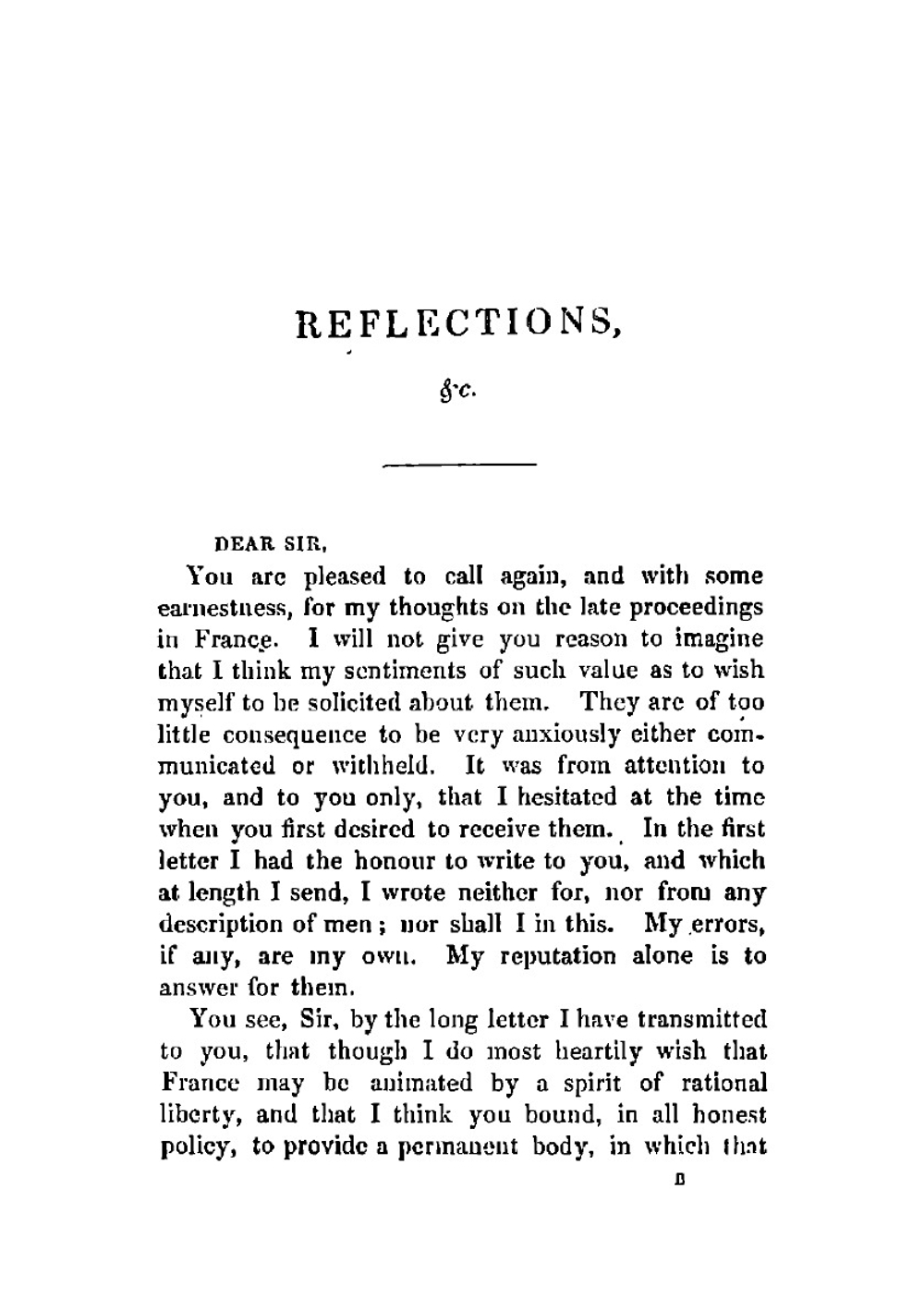 Reflections on the revolution in France | Burke Edmund