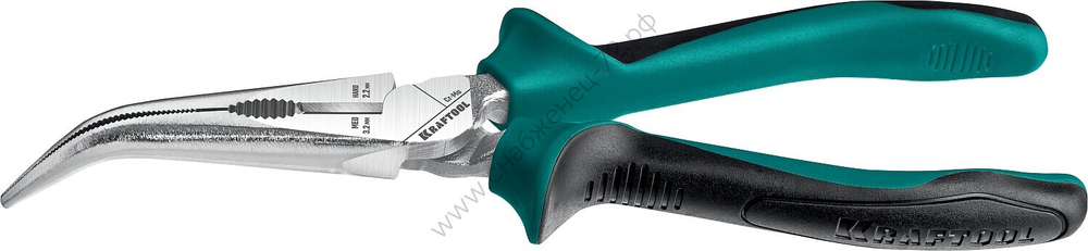KRAFTOOL 200 мм, Изогнутые тонкогубцы (22011-4-20)