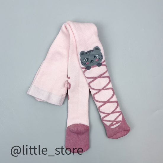 Колготки махровые Балеринка, Розовые