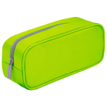 Пенал-косметичка BRAUBERG мягкий "KING SIZE NEON GREEN" 20х8х9 см (3 штуки в упаковке)