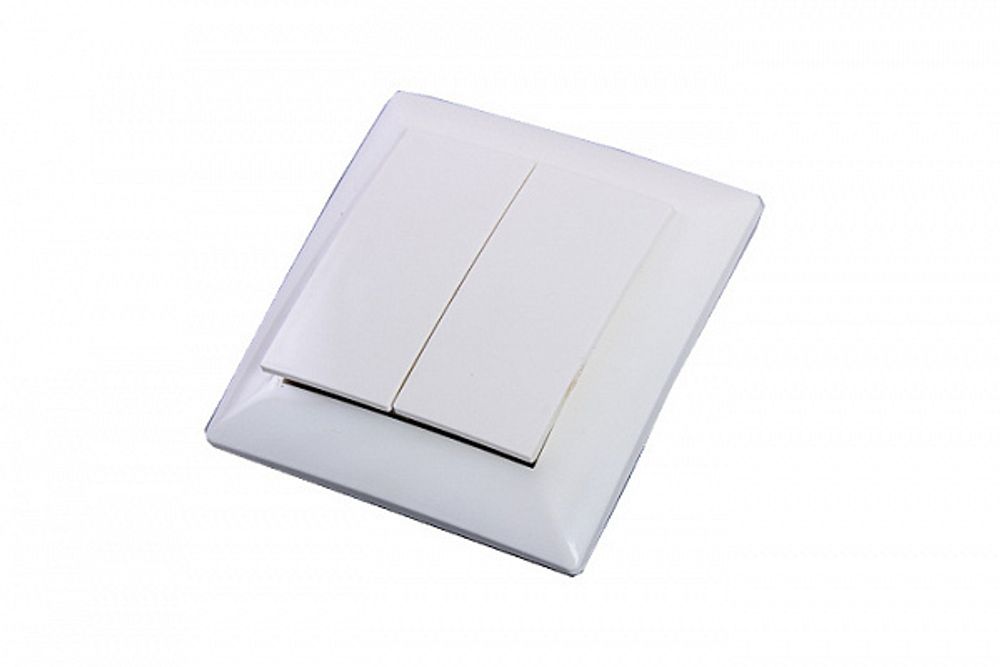 Выключатель 2-кл Profitec Оптима белый 024
