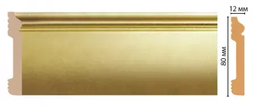 Плинтус напольный DECOMASTER D005-374ДМ (79*13*2400мм)