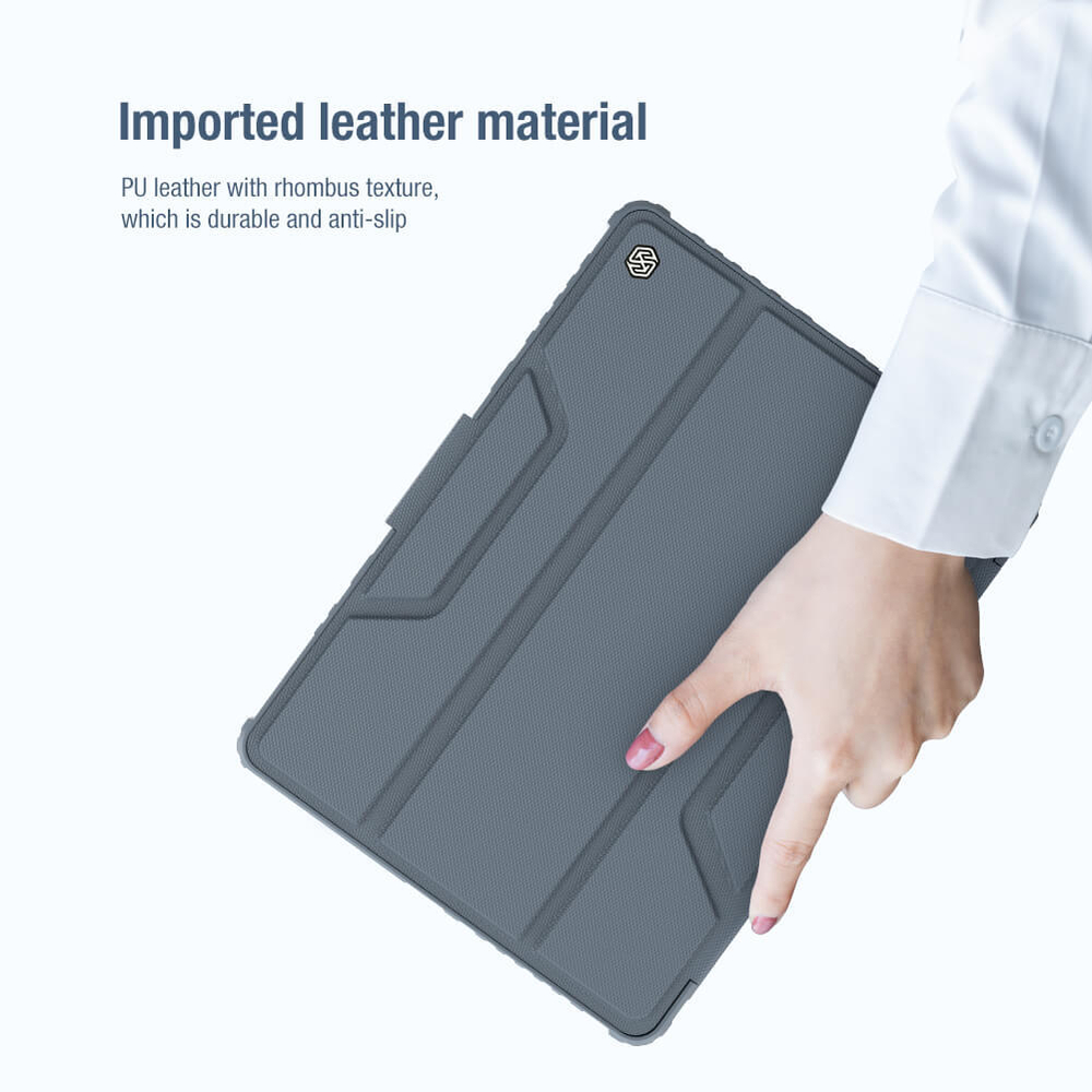 Противоударный чехол BUMPER NILLKIN LEATHER CASE PRO c защитой камеры для Apple iPad 10.2 (2019/2020/2021)