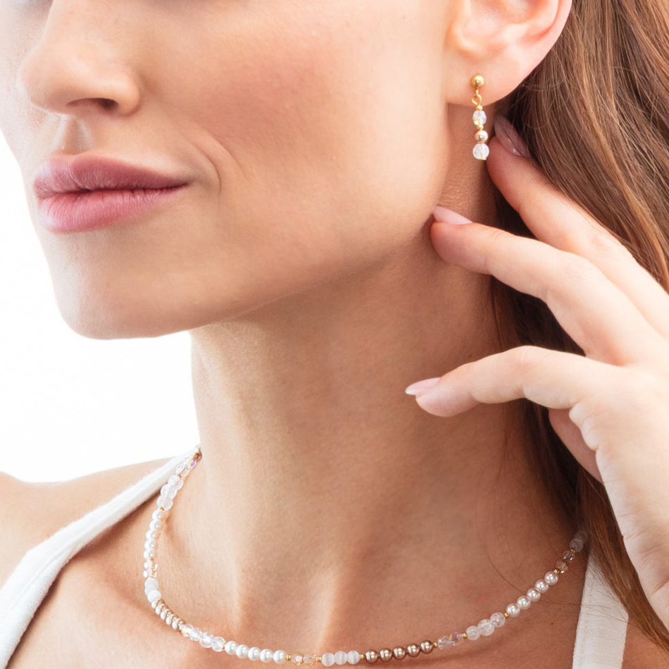 Серьги Coeur de Lion White-Gold 4245/21-1416