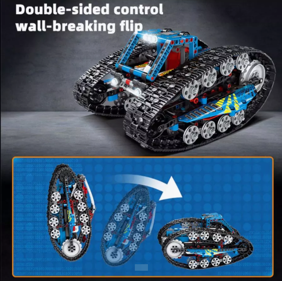 Конструктор Гусеничный вездеход на р/у 707 деталей