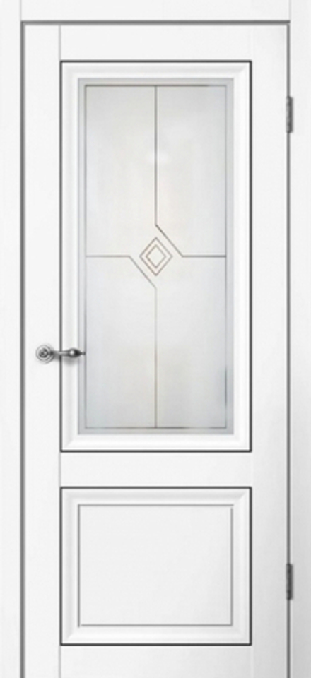 Дверь межкомнатная Mone 01 ПО (белый)