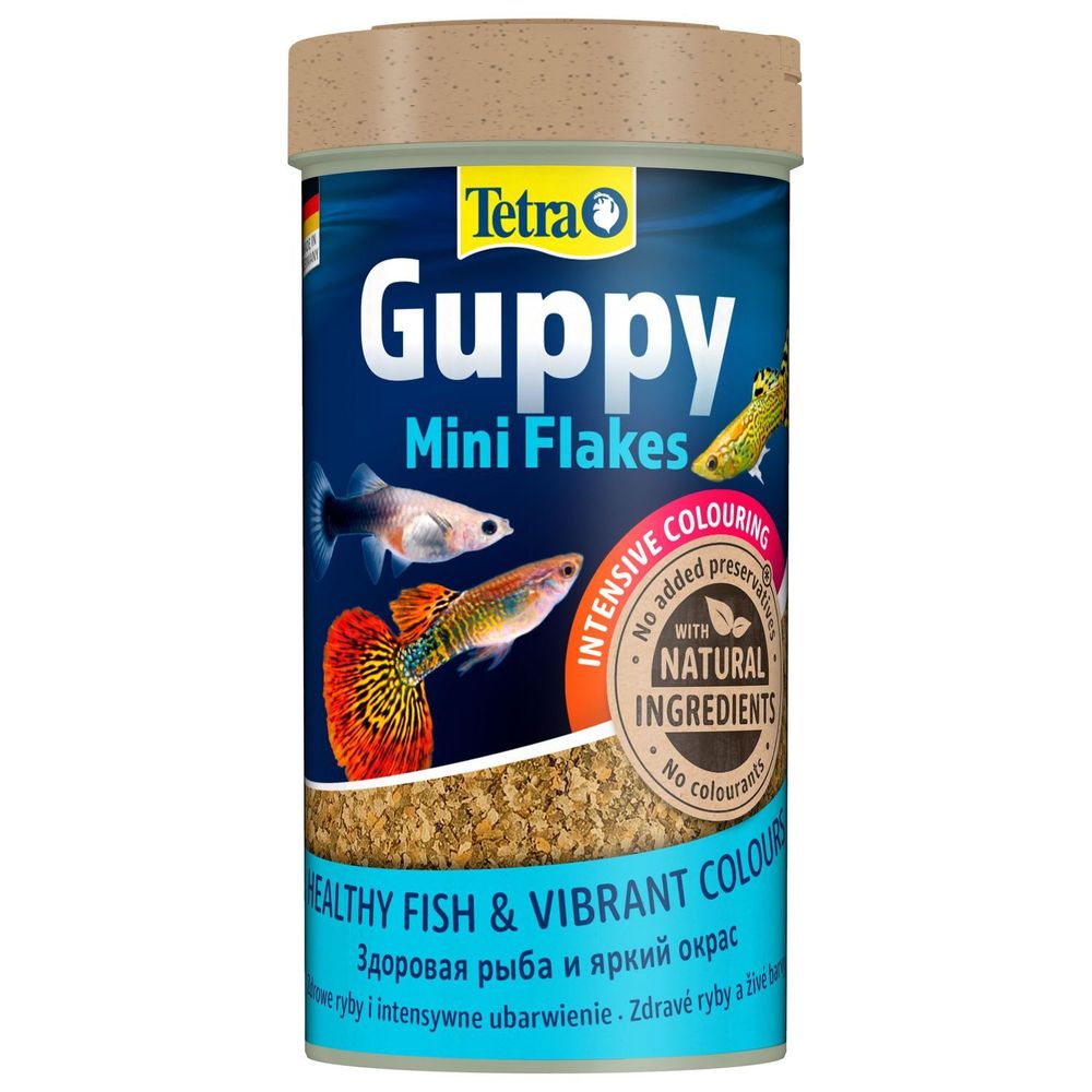 Tetra Guppy корм в хлопьях для гуппи 250 мл