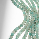 Амазонит натуральный, мини-сердечки, 6,3мм