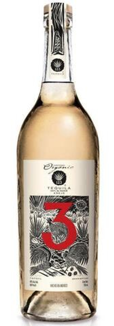 Текила 123 Organic Anejo Tres, 0,75 л.