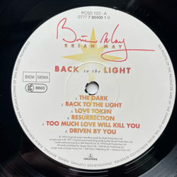 Винтажная виниловая пластинка LP Brian May (Queen) Back To The Light (Германия 1992)
