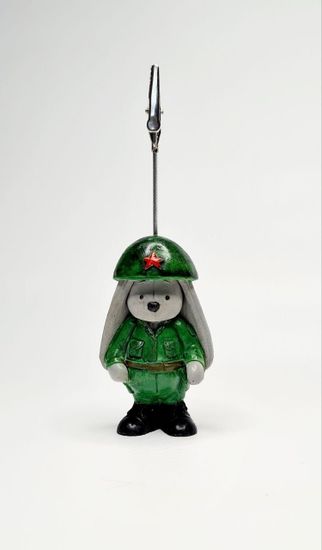 Держатель военный заяц "Наш защитник герой"