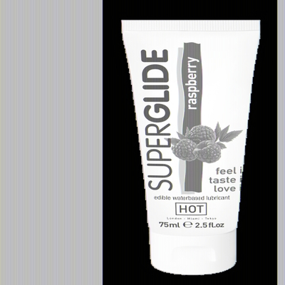 Смазка съедобная на водной основе Superglide со вкусом малины 75мл 44118-07