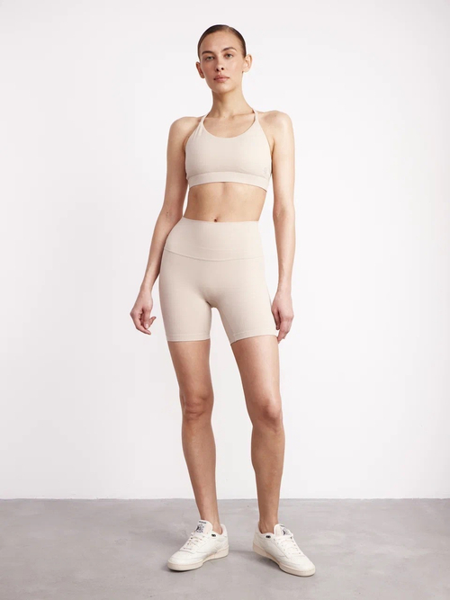 Велосипедки Bella Mini Shorts in Beige