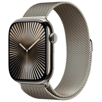 Часы Apple Watch Series 10 42mm Natural Titanium Case, Milano Loop (Natural)