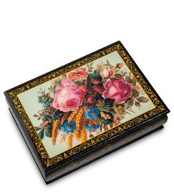 Народные промыслы ШК-11/ 6-F Шкатулка в технике декупаж (13х18х4)